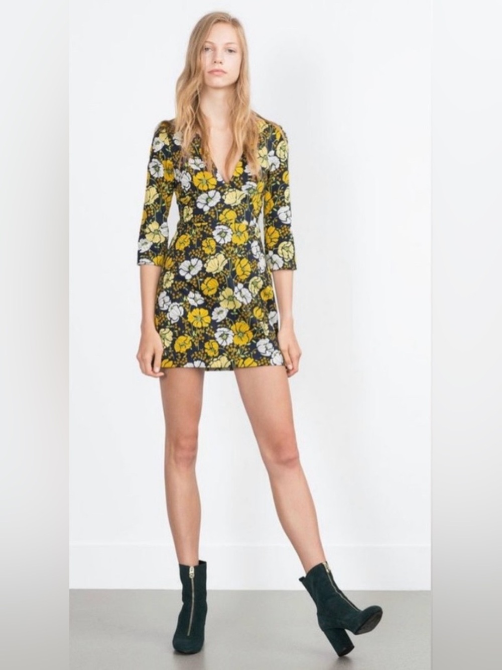 Zara floral dress